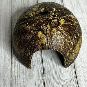 HERMIE HUT  Hermit Crab Coconut Hut hideaway House Tank Natural‎ Brown 4.5" Wide